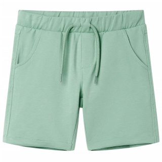 Szorty dziecięce ze sznurkiem, jasne khaki, 128 Lumarko!