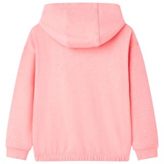 Bluza dziecięca z kapturem, jasnoróżowa, 104 Lumarko!