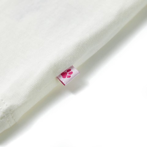 Koszulka dziecięca z krótkimi rękawami, ecru, 116 Lumarko! #