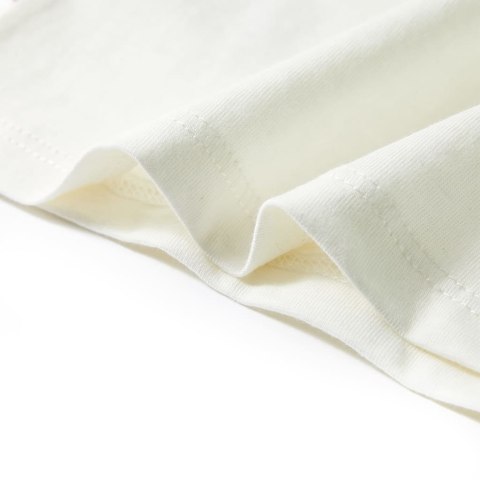 Koszulka dziecięca z krótkimi rękawami, ecru, 140 Lumarko! #