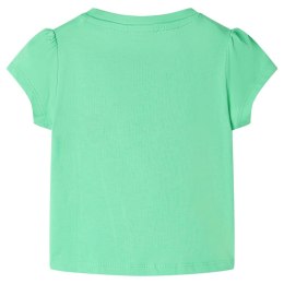 Koszulka dziecięca z krótkimi rękawami, jasnozielona, 116 Lumarko!