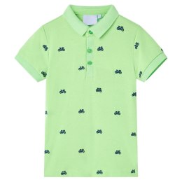 Koszulka dziecięca z krótkimi rękawami, neonowa zieleń, 140 Lumarko!