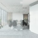 Folia okienna, matowa, tęczowy wzór 3D, 60x500 cm, PVC Lumarko!