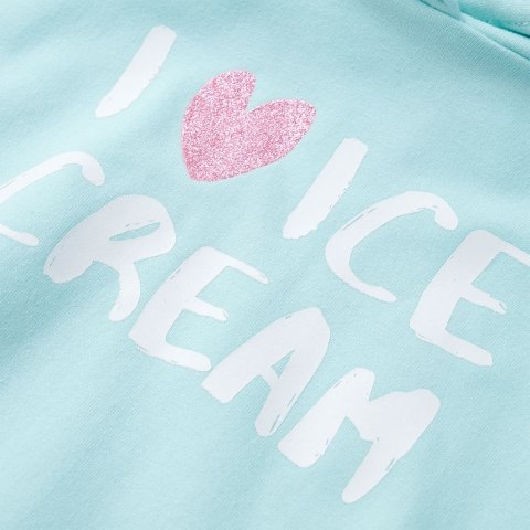 Bluza dziecięca z kapturem, błękitna, 104 Lumarko!