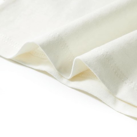 Koszulka dziecięca z krótkimi rękawami, ecru, 92 Lumarko! #