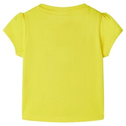 Koszulka dziecięca z krótkimi rękawami, żółta, 104 Lumarko!