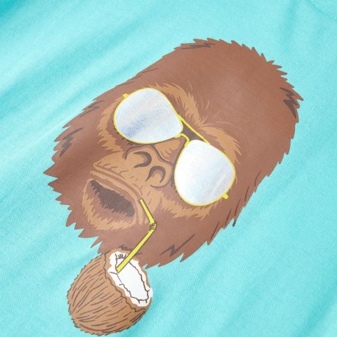 Koszulka dziecięca z krótkimi rękawami, błękitna, 92 Lumarko! #