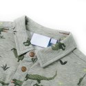Koszula dziecięca z krótkimi rękawami, jasne khaki melanżowe, 140 Lumarko!