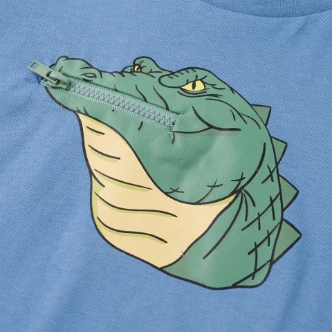 Koszulka dziecięca, kolor średni niebieski, 116 Lumarko! #