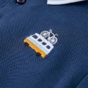 Koszulka dziecięca polo, ciemnoniebieska, 104 Lumarko!
