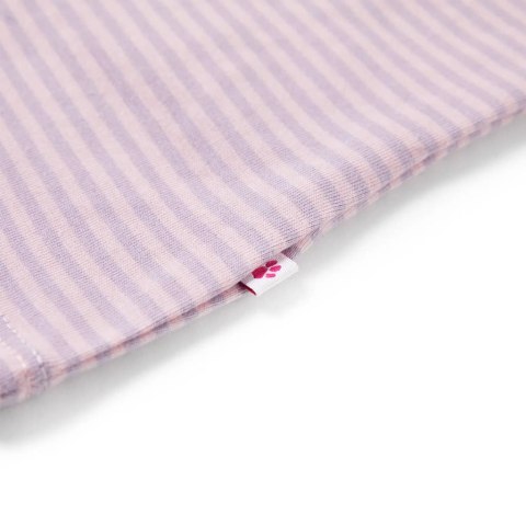 Koszulka dziecięca z falbankowymi rękawkami, liliowa, 128 Lumarko! #