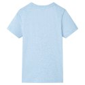 Koszulka dziecięca z krótkimi rękawami, jasnoniebieski melanż, 116 Lumarko!