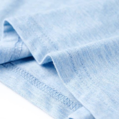 Koszulka dziecięca z krótkimi rękawami, jasnoniebieski melanż, 116 Lumarko! #