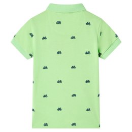 Koszulka dziecięca z krótkimi rękawami, neonowa zieleń, 128 Lumarko!