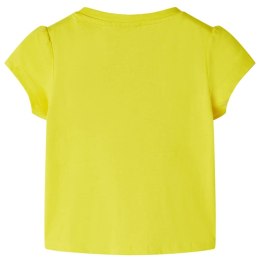 Koszulka dziecięca z krótkimi rękawami, żółta, 140 Lumarko!