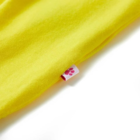 Koszulka dziecięca z krótkimi rękawami, żółta, 92 Lumarko! #