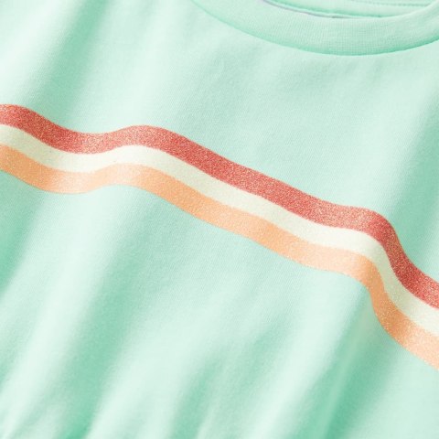 Sukienka dziecięca ze sznurkiem ściągającym, jasnozielona, 92 Lumarko!