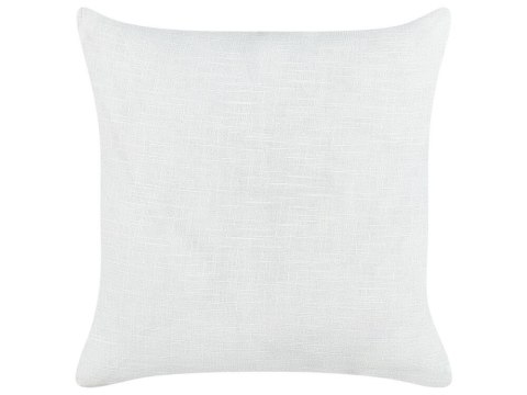 2 lniane poduszki deoracyjne w paski 50 x 50 cm szaro-białe KANPAS