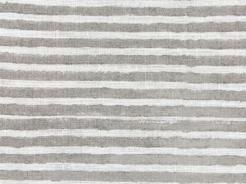 2 lniane poduszki deoracyjne w paski 50 x 50 cm szaro-białe KANPAS