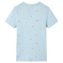 Koszulka dziecięca z krótkimi rękawami, jasnoniebieska, 116 Lumarko!