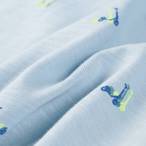 Koszulka dziecięca z krótkimi rękawami, jasnoniebieska, 128 Lumarko! #