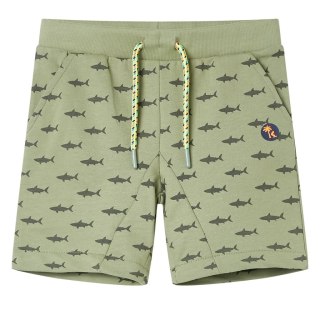 Szorty dziecięce ze sznurkiem, jasne khaki, 116 Lumarko!