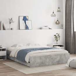 Rama łóżka z szufladami, szarość betonu, 150x200 cm Lumarko!