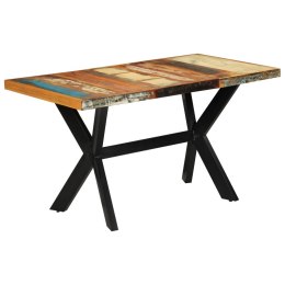 Stół jadalniany, 140x70x75 cm, lite drewno z odzysku Lumarko!