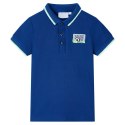 Koszulka dziecięca polo, ciemnoniebieska, 104 Lumarko!