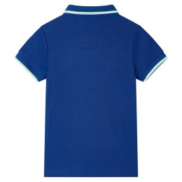 Koszulka dziecięca polo, ciemnoniebieska, 104 Lumarko!