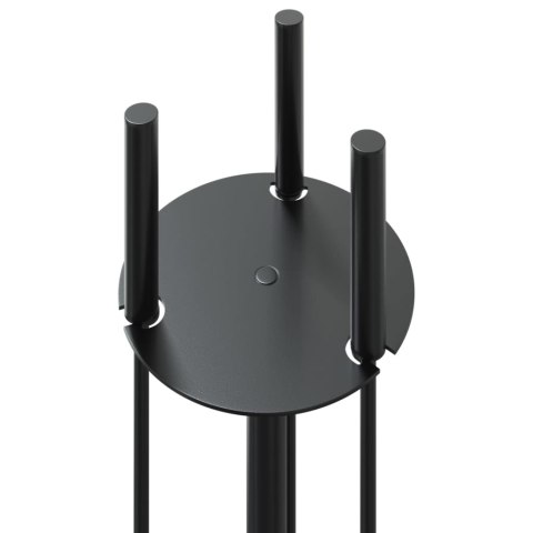 4-częściowy zestaw akcesoriów do kominka, 22x59 cm, stal Lumarko!