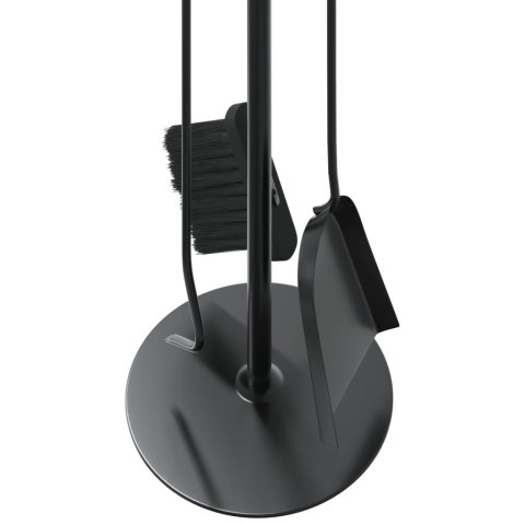 4-częściowy zestaw akcesoriów do kominka, 22x59 cm, stal Lumarko!