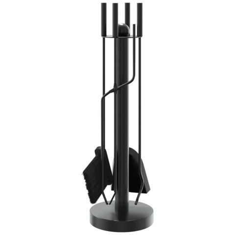 5-częściowy zestaw akcesoriów do kominka, 18x56 cm, stal Lumarko!