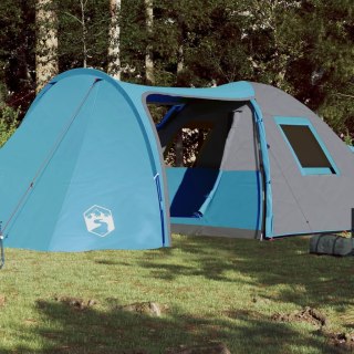 Namiot kempingowy, 6-os., niebieski, 466x342x200 cm, tafta 185T Lumarko!