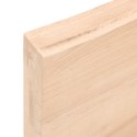 VidaXL Półka, 40x50x6 cm, surowe lite drewno dębowe