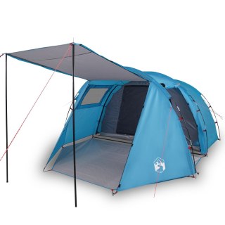 Namiot kempingowy, 4-os., niebieski, 420x260x153 cm, tafta 185T Lumarko!