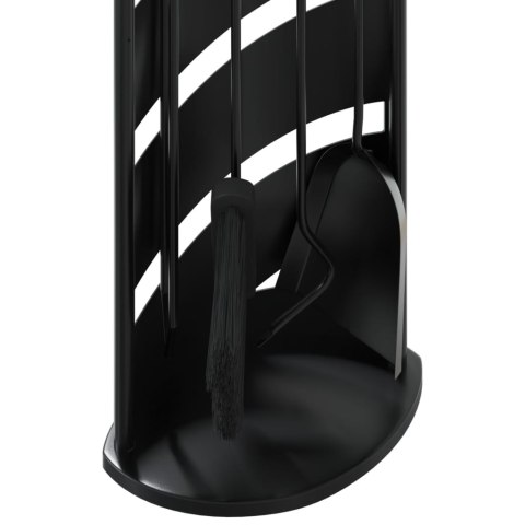 5-częściowy zestaw akcesoriów do kominka, 23x15x66 cm, stal Lumarko!