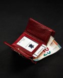 Lakierowany, skórzany portfel damski z systemem RFID - Lorenti Lumarko!