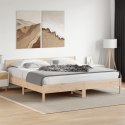 Rama łóżka z wezgłowiem, 200x200 cm, lite drewno sosnowe Lumarko!