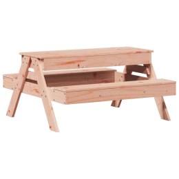 Stół piknikowy z piaskownicą dla dzieci, lite drewno daglezjowe Lumarko!