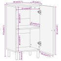 Szafka, 40x33x75 cm, lite drewno mango Lumarko!