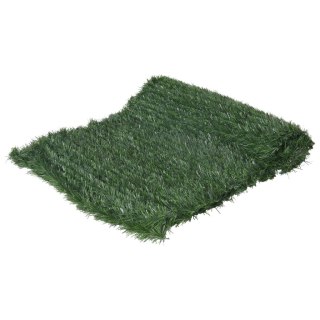 VidaXL Ogrodzenie ze sztucznej trawy, zielone, 1x5 m