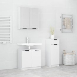 Zestaw 3 szafek łazienkowych, biały, materiał drewnopochodny Lumarko!