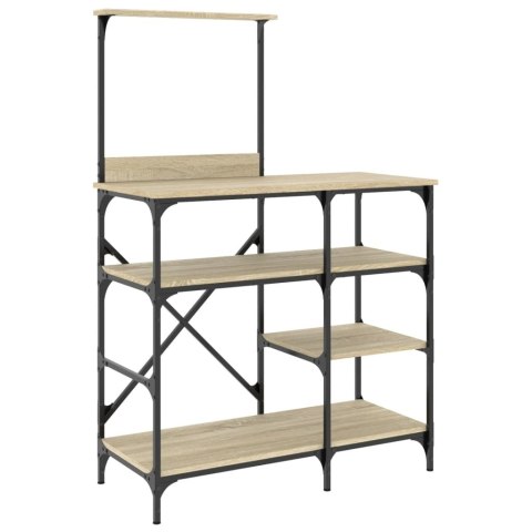 Regał kuchenny, dąb sonoma, 90x40x132 cm Lumarko!