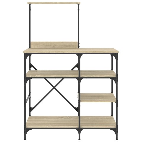 Regał kuchenny, dąb sonoma, 90x40x132 cm Lumarko!