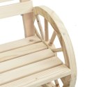Krzesła ogrodowe, 2 szt., 58x58x78,5 cm, lite drewno jodłowe Lumarko!