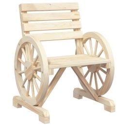 Krzesło ogrodowe, 58x58x78,5 cm, lite drewno jodłowe Lumarko!