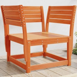 Krzesło ogrodowe, woskowy brąz, lite drewno sosnowe Lumarko!