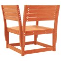 Krzesło ogrodowe, woskowy brąz, lite drewno sosnowe Lumarko!