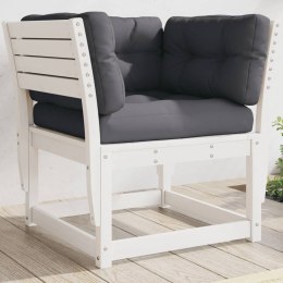Krzesło ogrodowe z podłokietnikami i poduszkami, drewno sosnowe Lumarko!